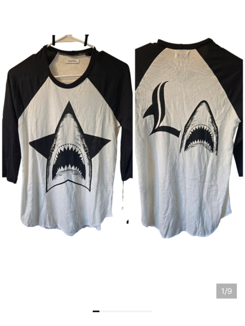 Lauren Moshi Star Shark raglan tee